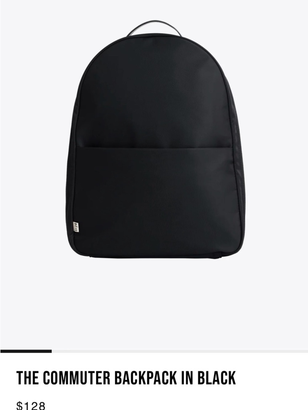 BEIS The Commuter Backpack in Black